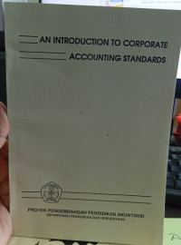 Image of AN INTRODUCTION TO CORPORATE ACCOUNTING STANDARS