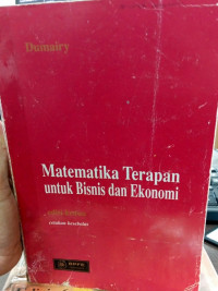 Image of Matematika Terapan Untuk Bisnis dan Ekonomi