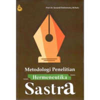 Image of Metodologi penelitian hermeneutika sastra