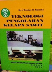 Image of Teknologi pengolahan kelapa sawit